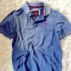 Men’s Abercrombie & Fitch Distressed Polo